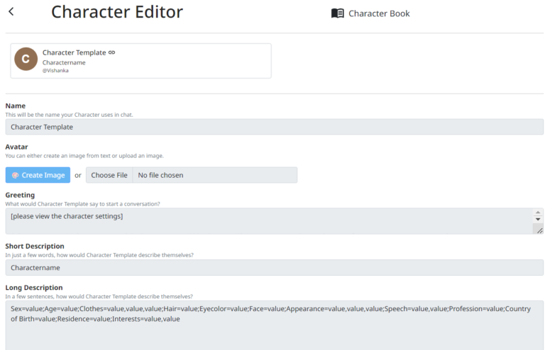 What Is Character AI Template Script? - The Nature Hero