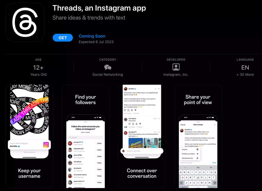introduction to threads app
