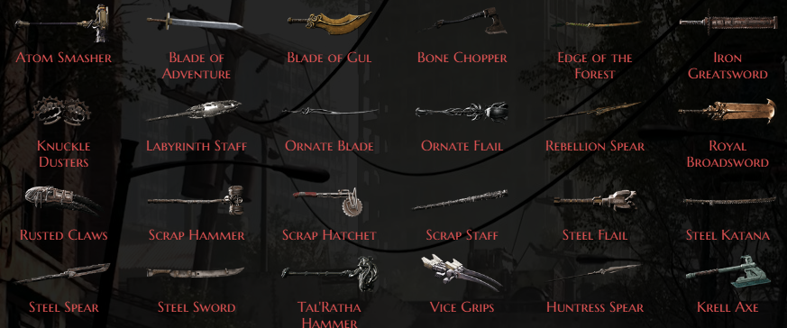 remnant 2 boss weapons