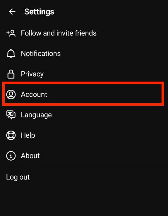 threads app account settings