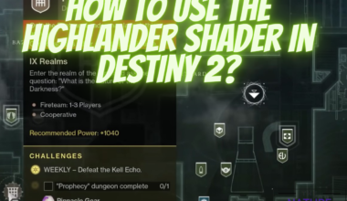 destiny 2 highlander shader