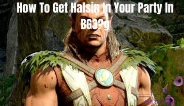 halsin in your party BG3