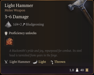 hammer BG3