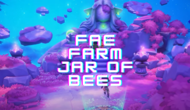 fae farm jar of bees