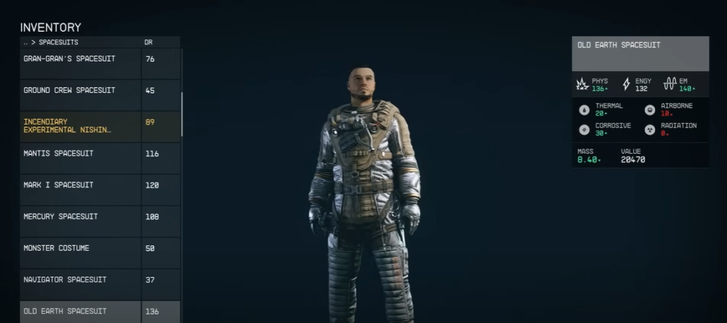 starfield suit protection depleted