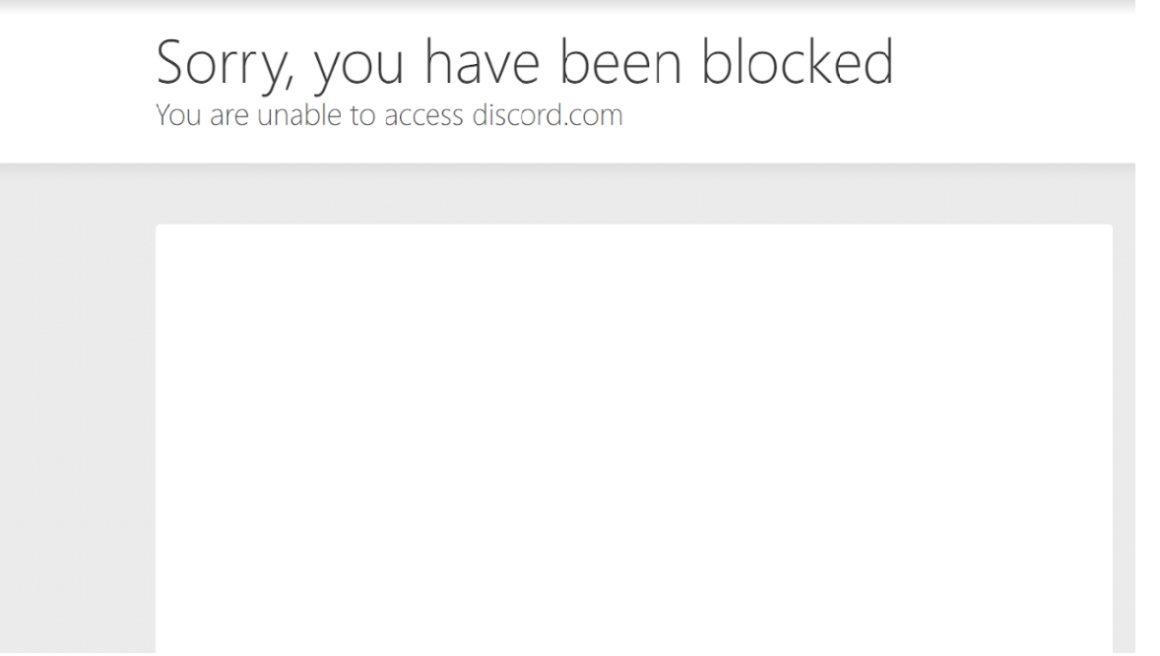 Sorry You Have Been Blocked In Discord: Possible Solution - The Nature Hero