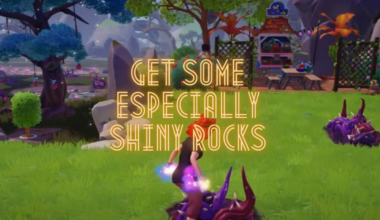 get some especially shiny rocks