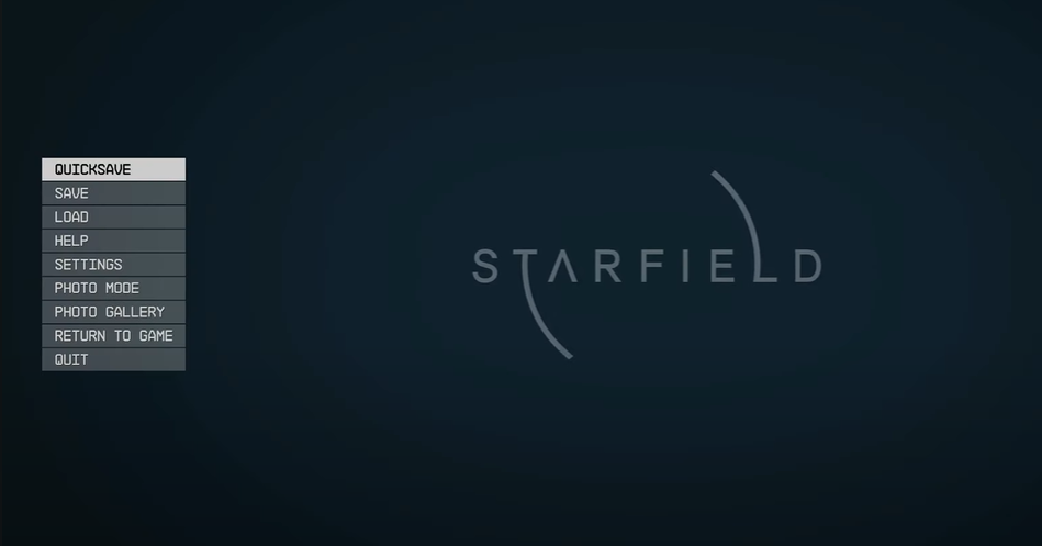Starfield settings