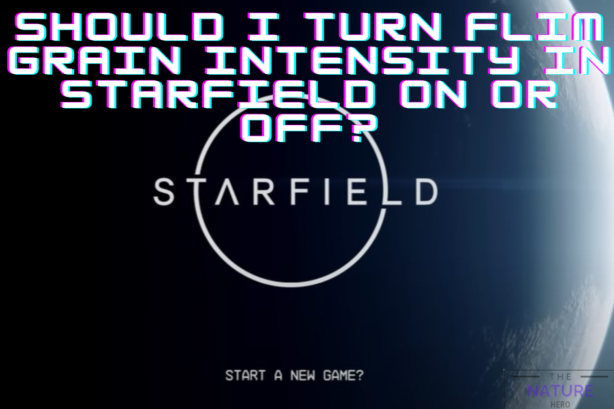 Should I Turn Film Grain Intensity In Starfield On Or Off? The Nature