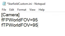 starfield fov