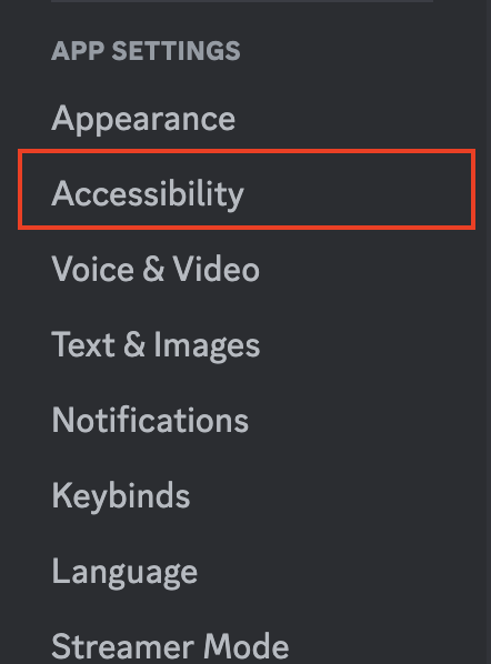 Accessibility Discord