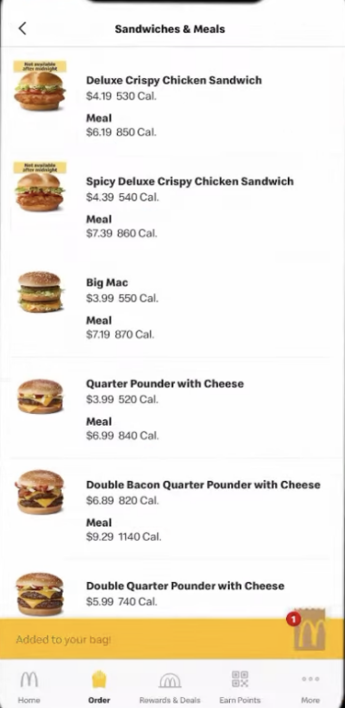 Surprising Mcdonalds App Not Showing Bag Gallery