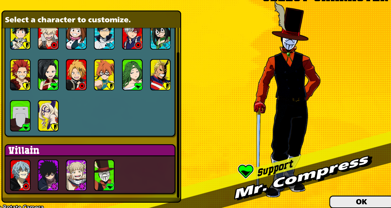 My Hero Ultra Rumble Mr. Compress