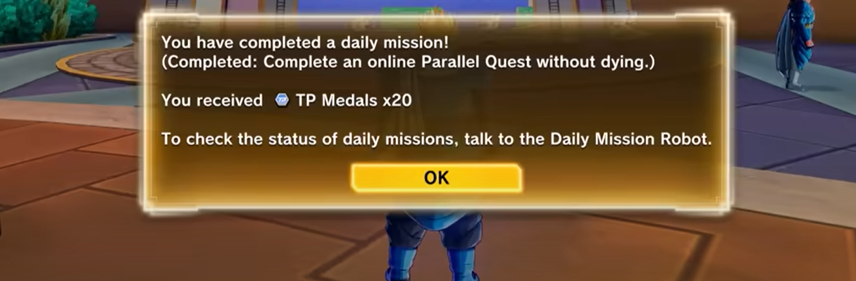 TP Medals Xenoverse 2