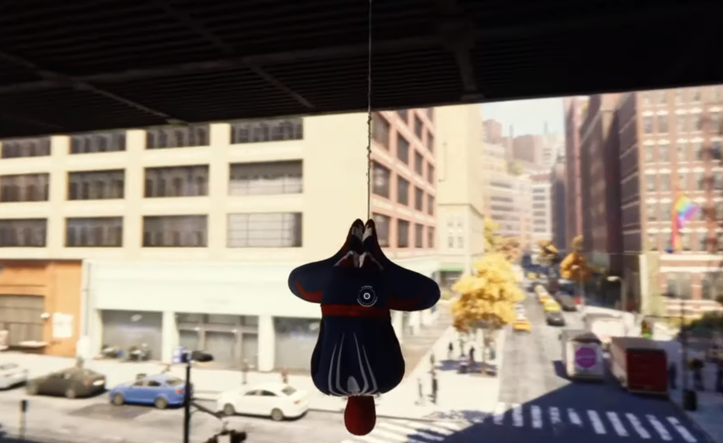 ceiling hand Spiderman 2