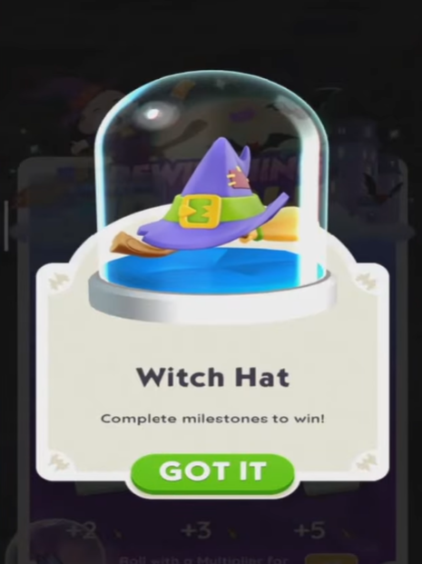 Witch hat monopoly go