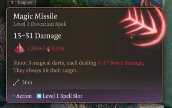 deal force damage using magic missile bg3