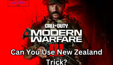 New Zealand trick for MW3.