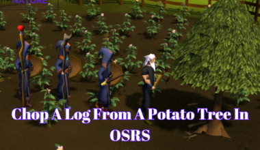 chop a log from a potato tree in OSRS