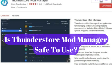 Thunderstore Mod Manager is safe to use