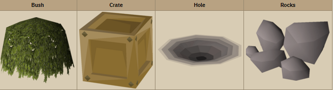 Inconspicuous objects in master stash osrs