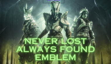 Never Lost Always Found emblem in Destiny 2