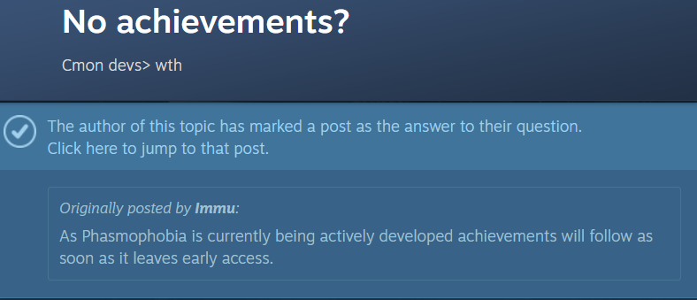 phasmophobia achievements not working 