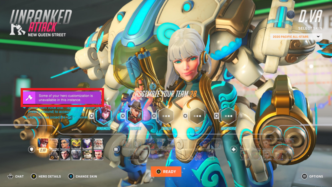 Some Of Your Hero Customization Is Unavailable In This Instance: Fixes ...