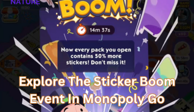 Sticker boom event Monopoly Go