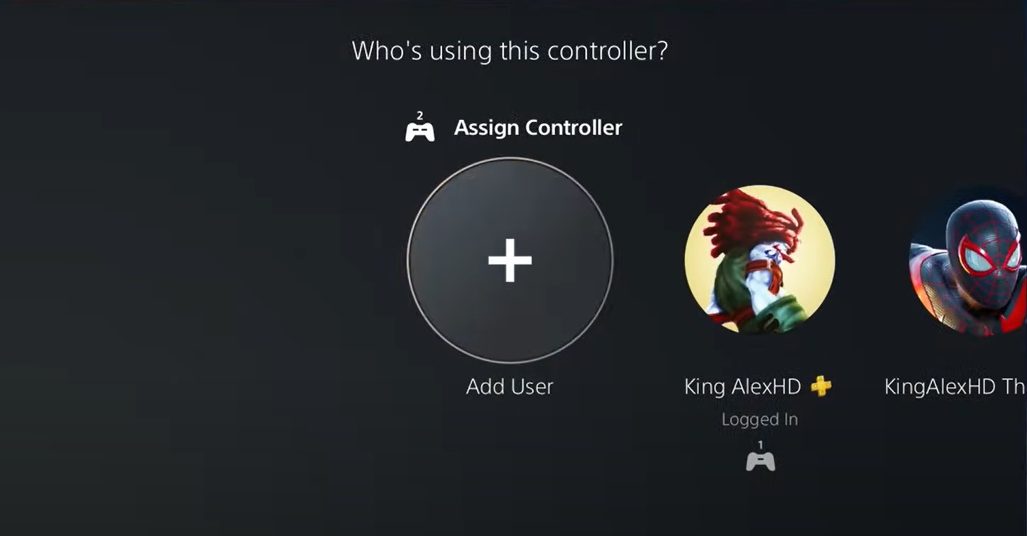Assign controller to the second player for split screen mode.