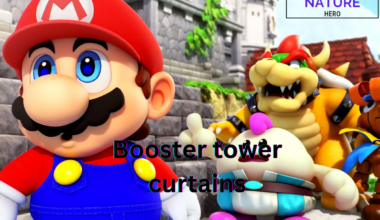 booster tower curtains