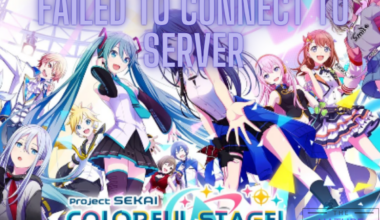 failed to connect to server project sekai