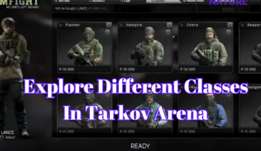 Tarkov arena classes