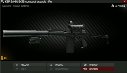 First Look of the new KBP 9A-91 assault rifles