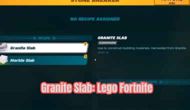 How To Make Granite Slab In Lego Fortnite Using Stone Breaker?