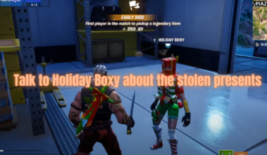 Discover Talk To Holiday Boxy About The Stolen Boxes Quest