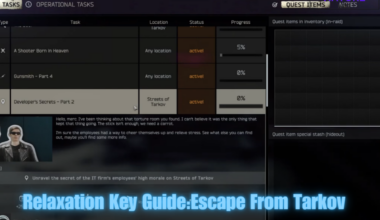 Unveil The Mystery Of The Relaxation Key In Tarkov