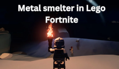 Metal smelter in Lego Fortnite