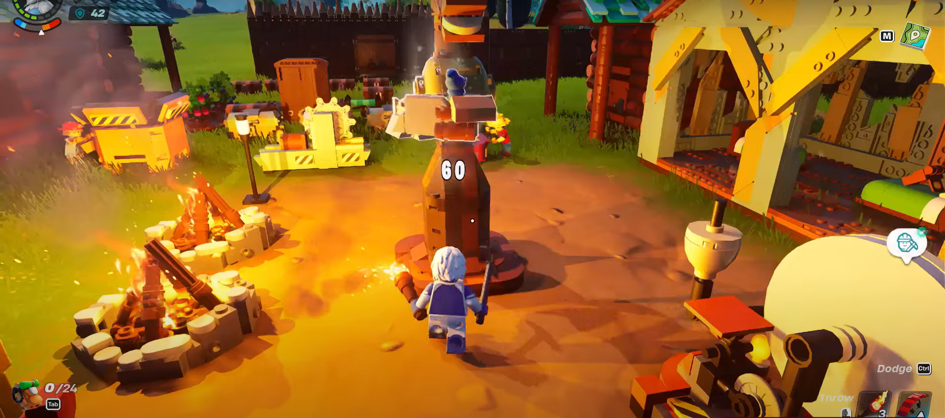 Destroying Village lego fortnite