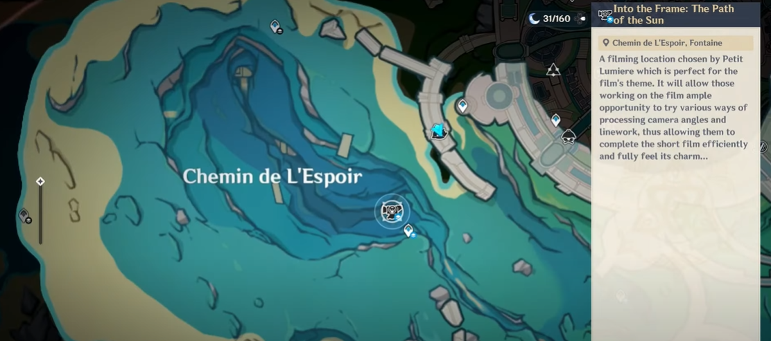 genshin impact Chemin De L'Espor