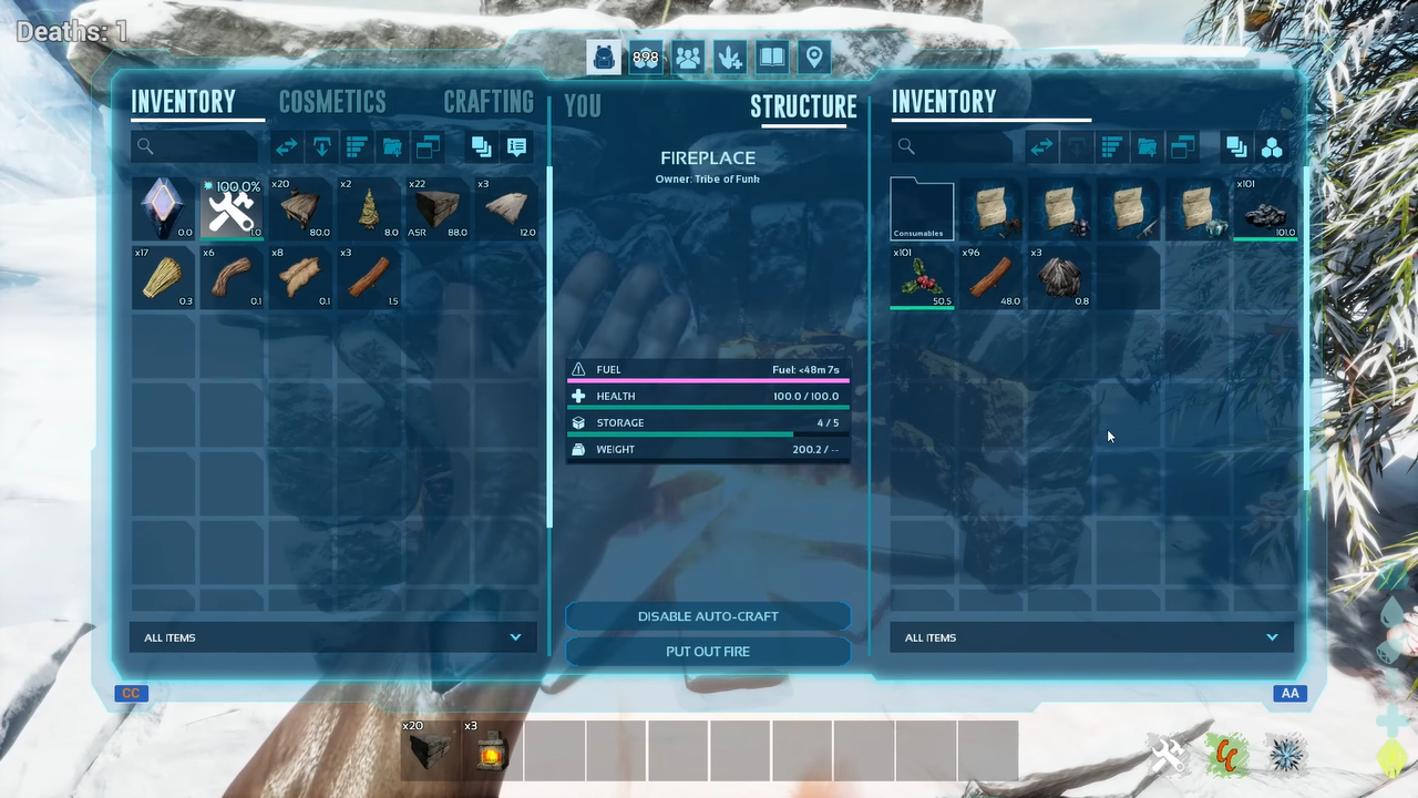 Request Tab In ARK