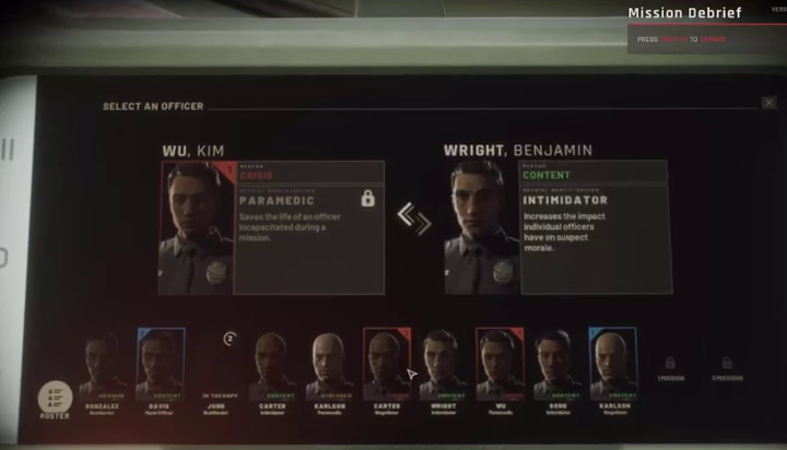 Swap officers