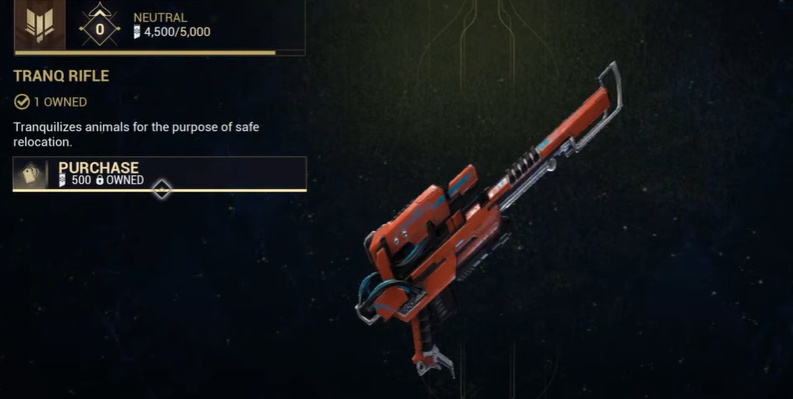 TRANQ RIFLE