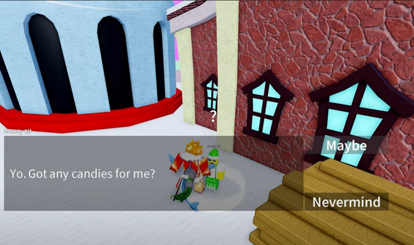 christmas vendor NPC bloxfruits