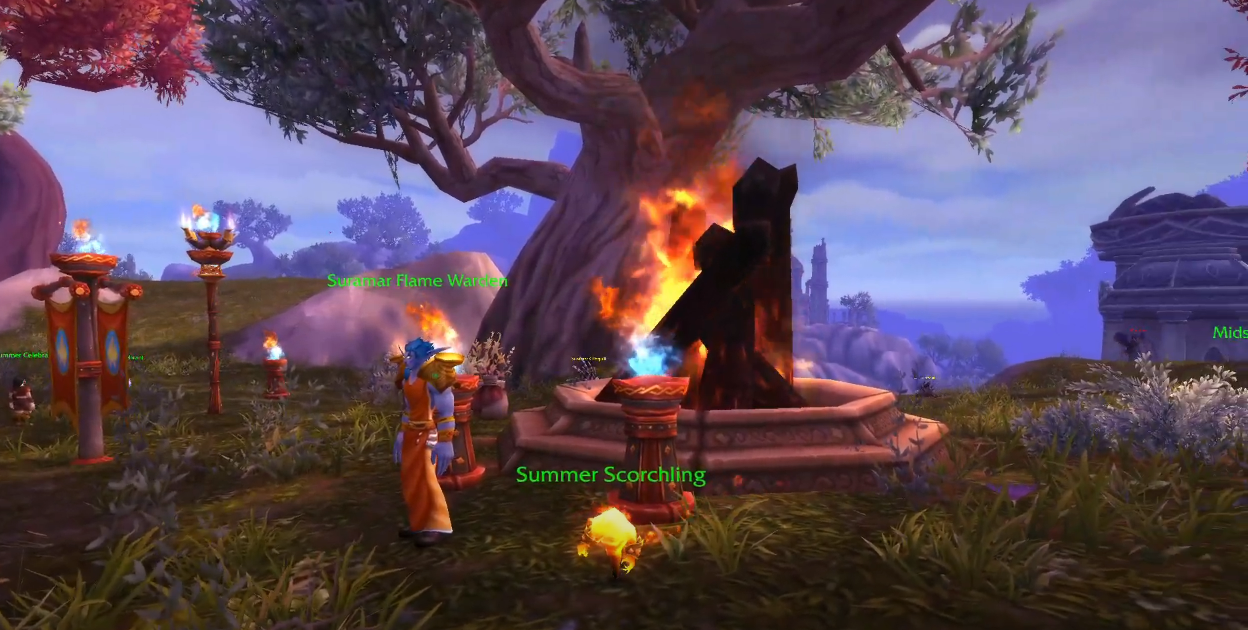 bonfire in wow sod