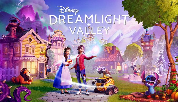 Disney Dreamlight Valley populated by Disney and Pixar characters. 