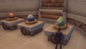 Egg puzzle solve in Palia Wind Temple 