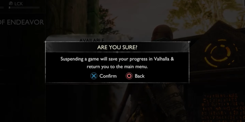 how to save gow valhalla 