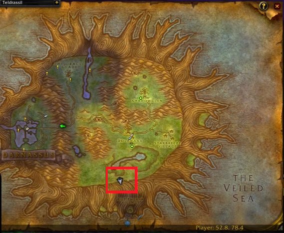 teldrassil glade crown spirit of the plains