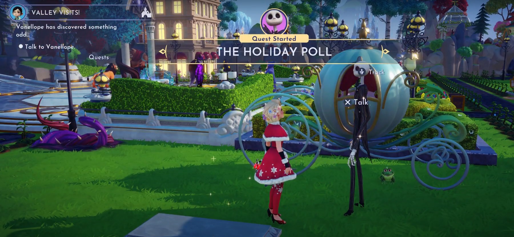 The holiday poll quest in Dreamlight Valley